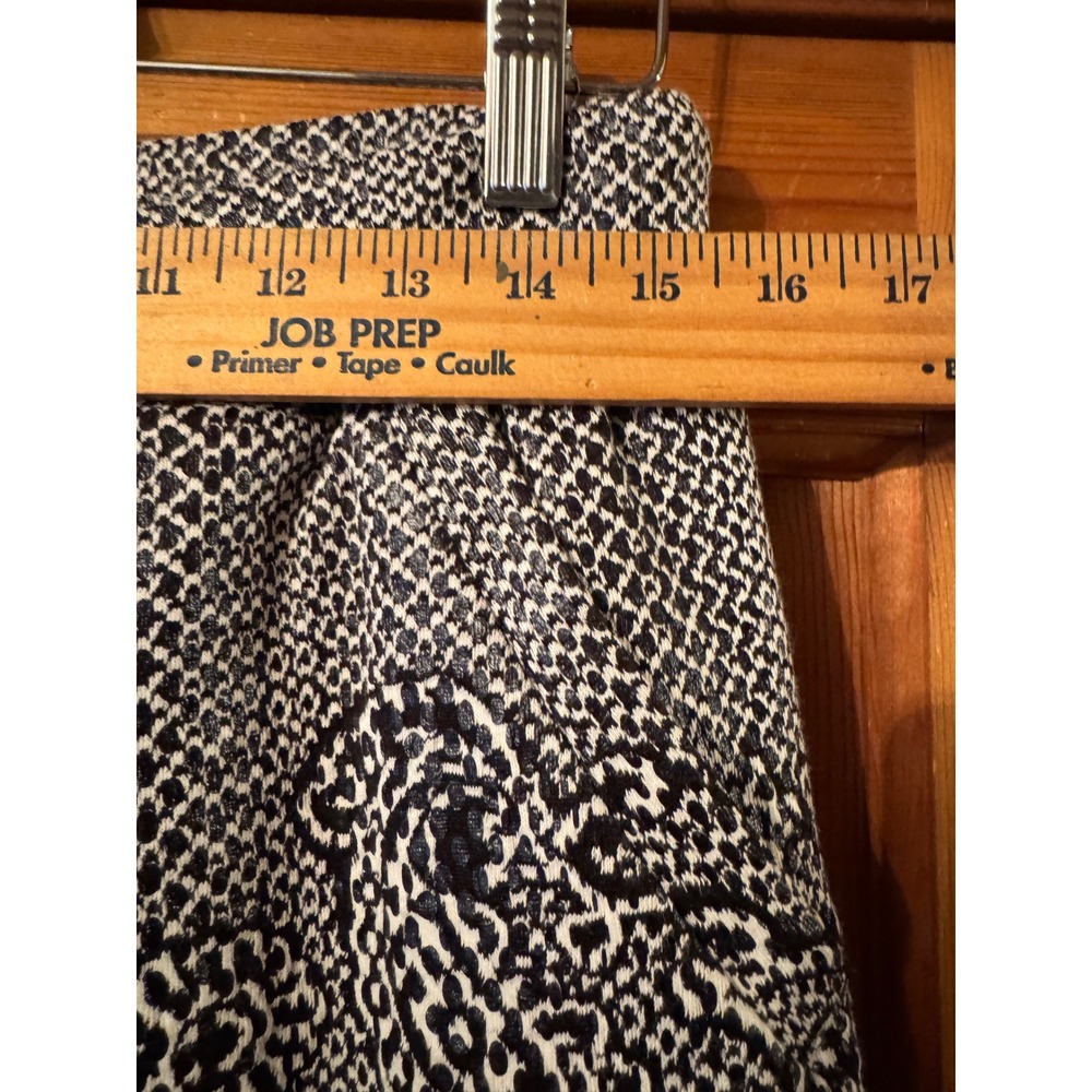 Lagenlook Black White Geometric Print Jacket and Layered Culotte Pant Set UNIQUE - Picture 6 of 15